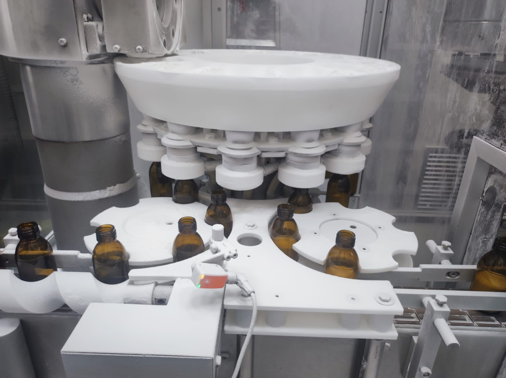 6.	Cambio formato in PE su linea di riempimenti polveri